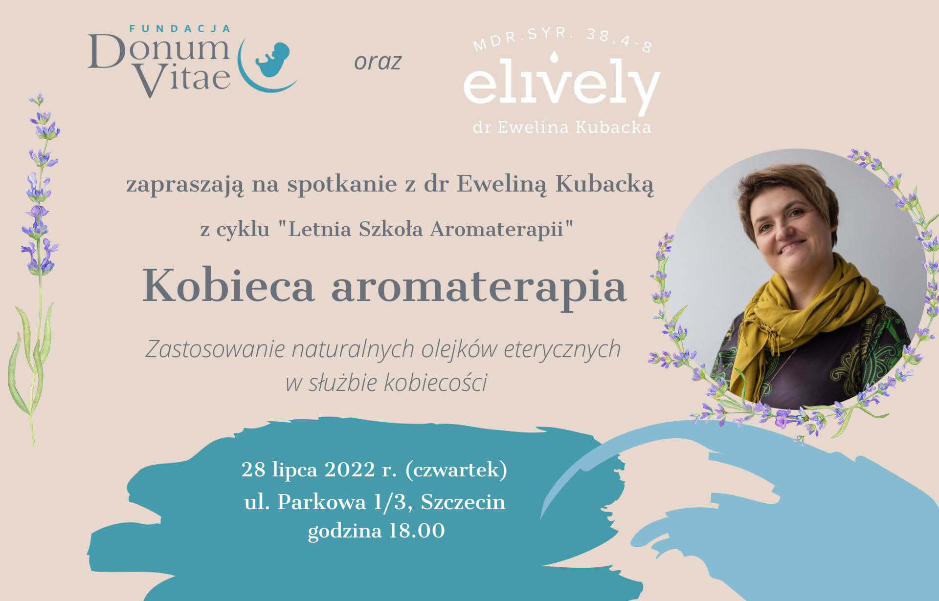 Kobieca aromaterapia - warsztaty z dr Eweliną Kubacką