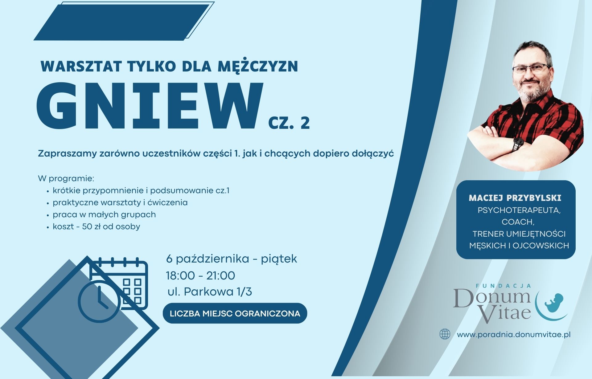 Gniew cz.2 - warsztat tylko dla mężczyzn