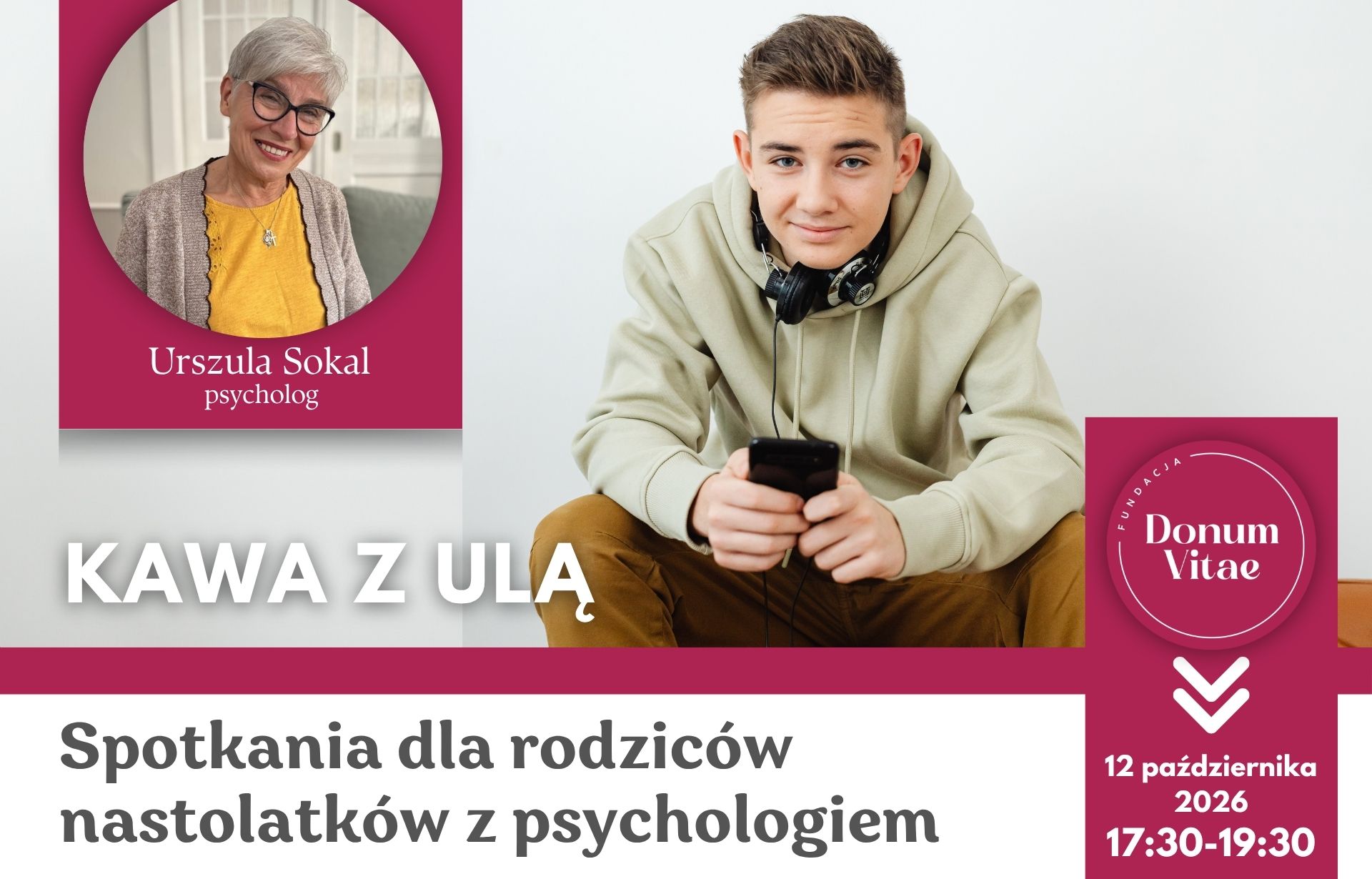 Kawa z Ulą - nowe spotkania dla rodziców nastolatków