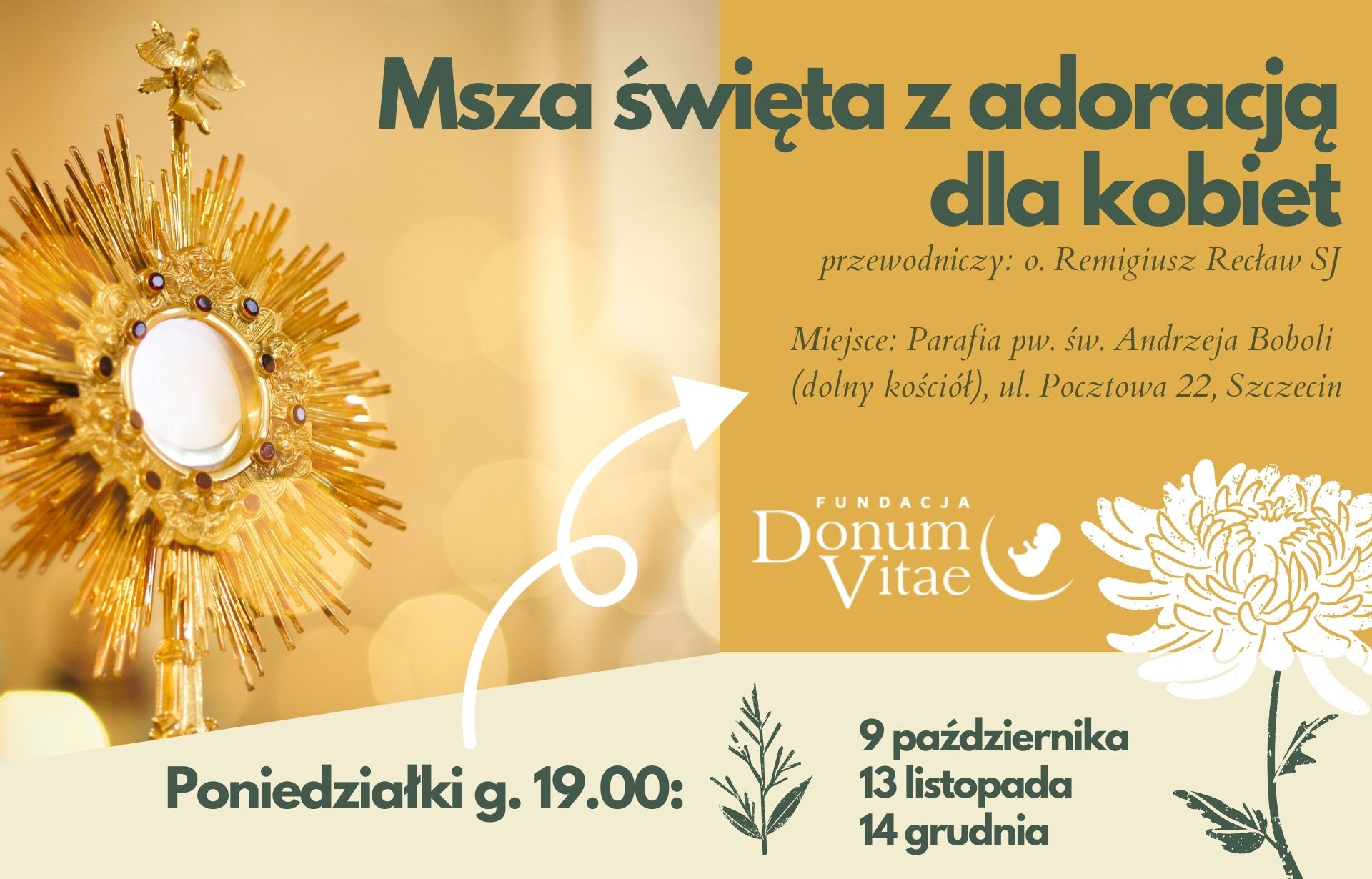 Msza Święta z adoracją Najświętszego Sakramentu dla kobiet