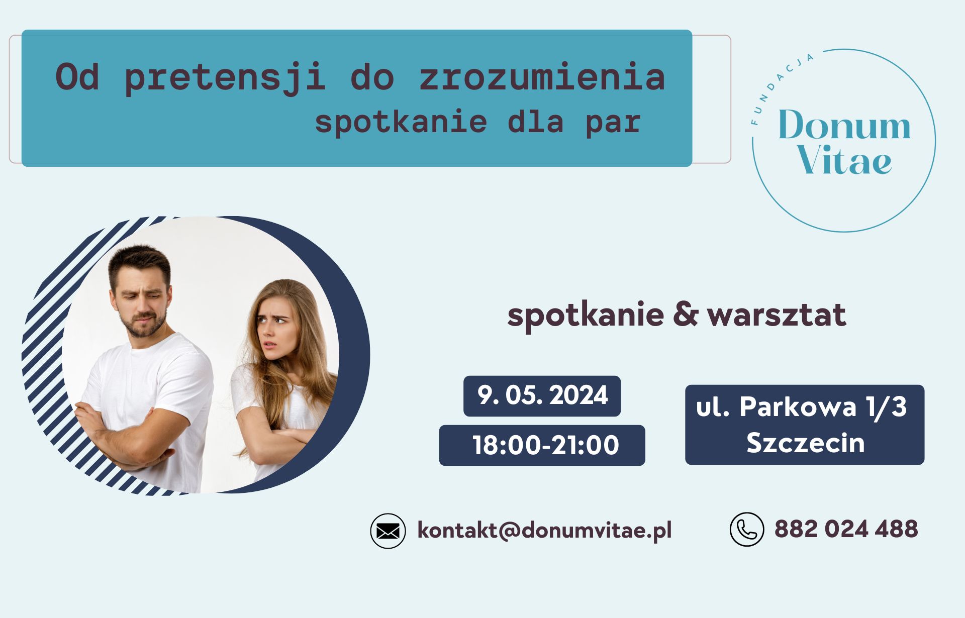 Zaproszenie na spotkanie warsztatowe dla par