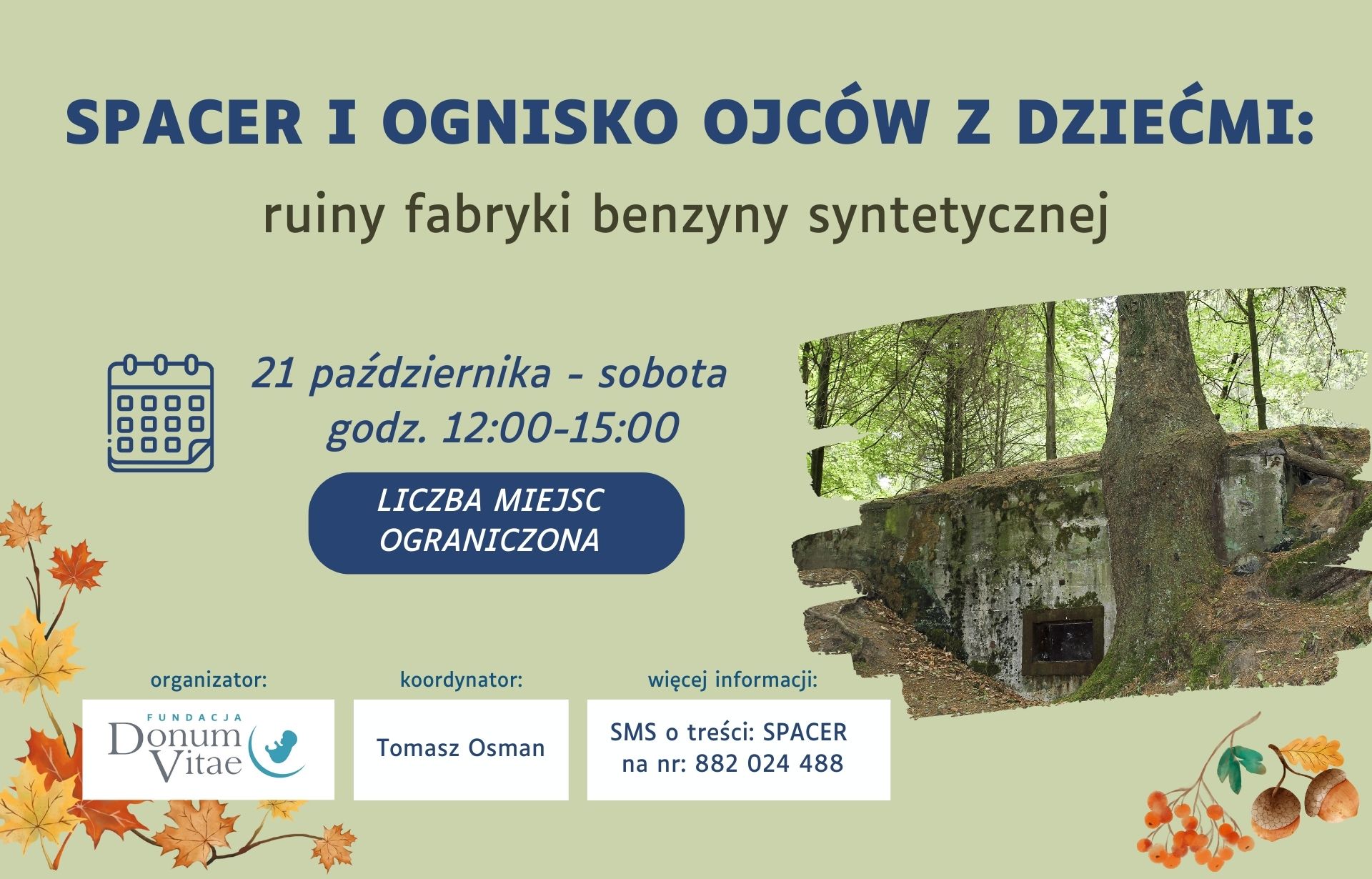 Spacer i ognisko ojców z dziećmi