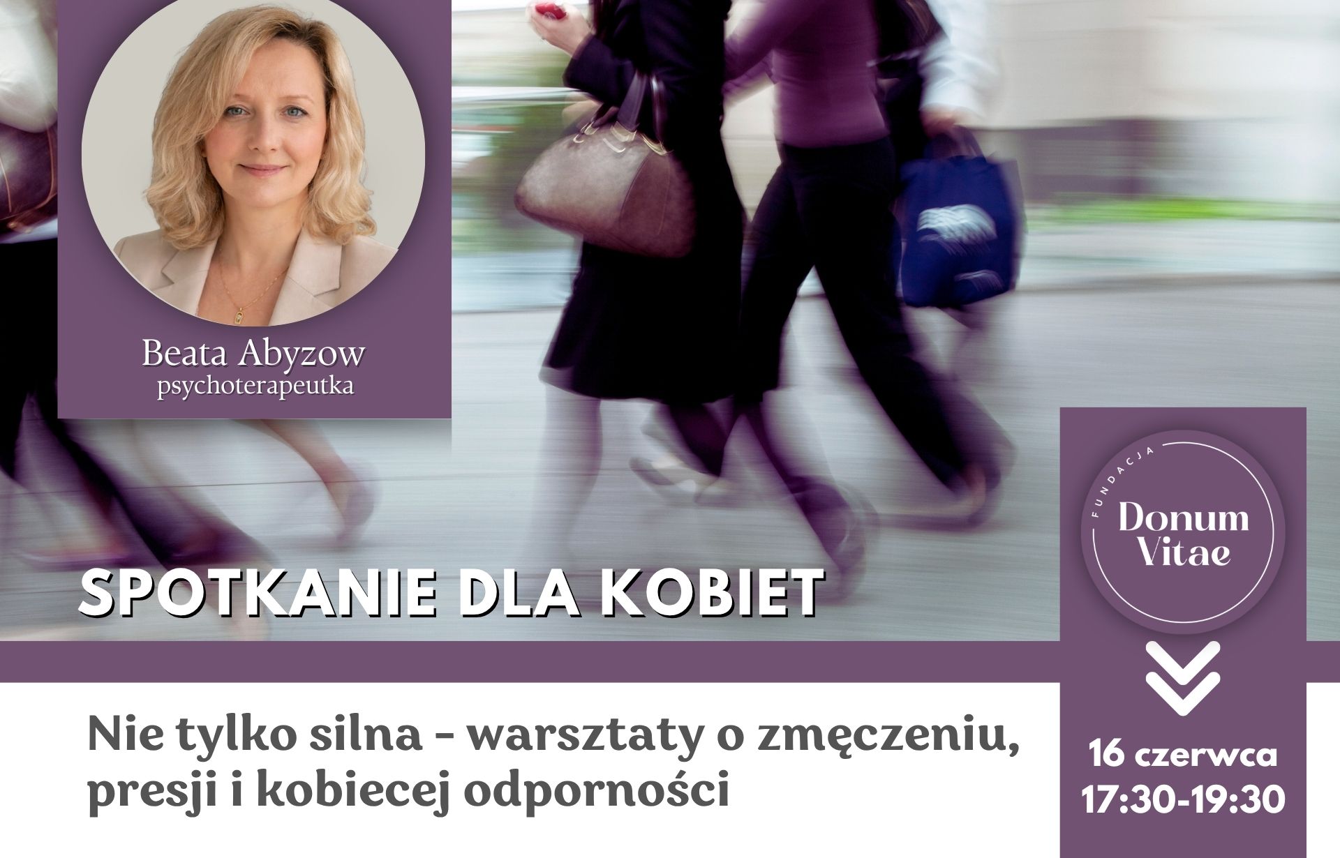 Nie tylko silna – warsztaty o odporności psychicznej i stresie dla kobiet | Fundacja Donum Vitae